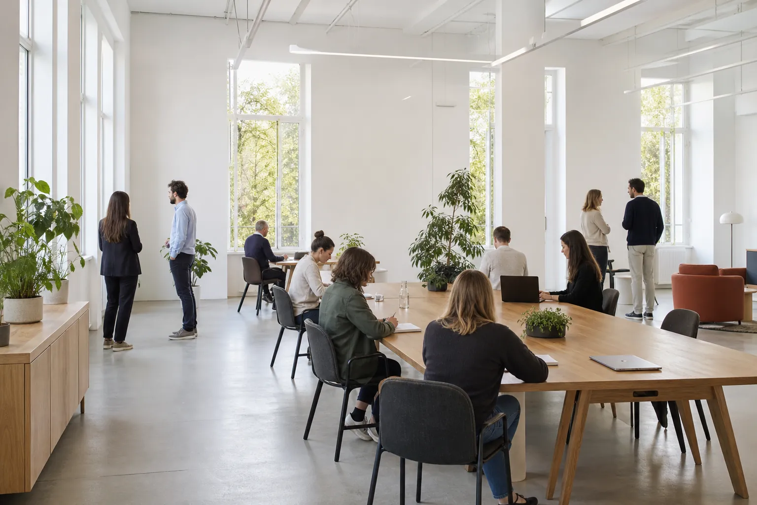 The Brightmoor team at work in their office in Utrecht